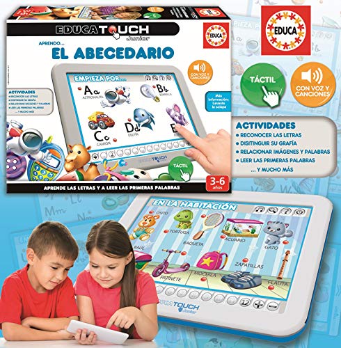 Educa - Touch Junior Aprendo el Abecedario Juego Educativo para Niños, Multicolor (15435)