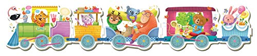 Educa - Tren de los Animales Pack de 5 Puzzles, Multicolor (17142)