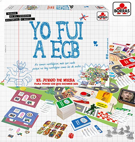 Educa - Yo Fui a EGB, Juego de mesa familiar, Preguntas y pruebas para nostálgicos de la EGB, a partir de 12 años (16587)