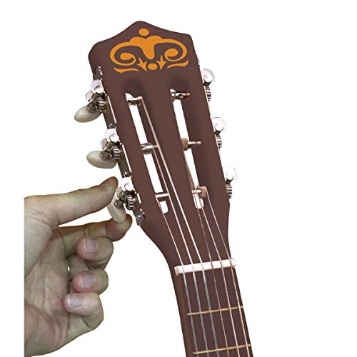 Elena de Avalor K2000El Elena of Avalor Disney Guitarra Clásica De 6 Cuerdas, 78 cm Largo, Material de Madera (Lexibook