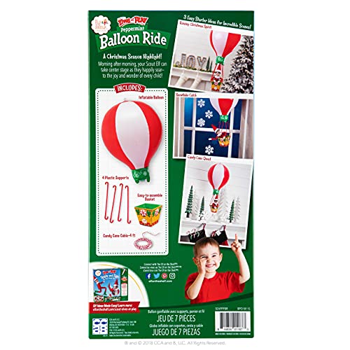 Elf On The Shelf Accessories and Props Peppermint Balloon Ride