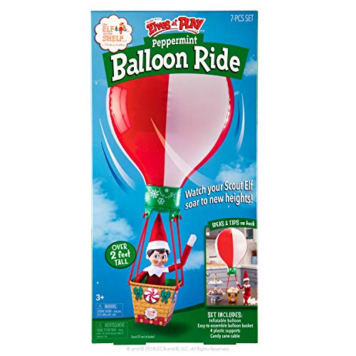 Elf On The Shelf Accessories and Props Peppermint Balloon Ride