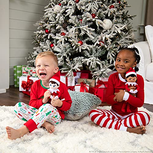 Elf On The Shelf Plushee PAL® Snuggler-Boy |El Elf en el Estante Plushee PAL Snuggler Boy | Muñeca de Juguete de Figura Suave para niños y niñas