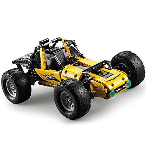 ELKeyko Empleo eléctrico Bloques de construcción Juguetes for niños Niño Toy Coche Regalo con Control Remoto eléctrico RC Modelos de Escalada Fuera de Carretera (Color : Red)