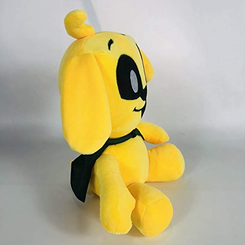 Emeili 25CM Mikecrack Mike-Crack Juguete de Peluche de Dibujos Divertido, Muñecos de Peluche Juguetes Perro Amarillo Muñecos de Peluche Suaves Regalo de Cumpleaños para los Niños