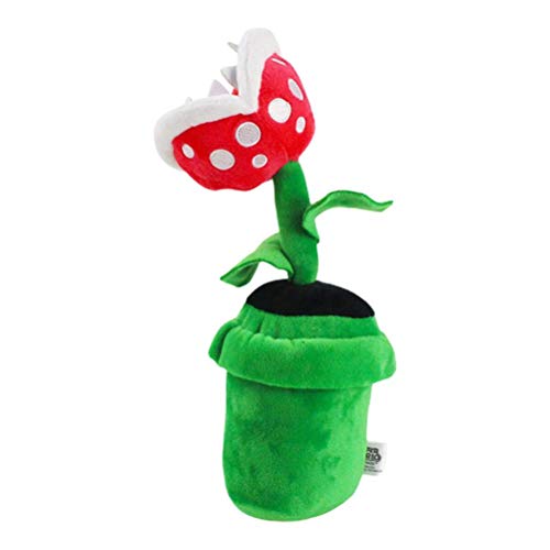 Emeili Super Mario Bros Peluche, Piranha Plant Super Mario Peluche, Juguete de Peluche Piranha Plant, Bros Peluche Peluche Animal Suave Muñeca Figura 26CM