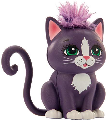 Enchantimals- Ciesta Cat con Mascota Climber, Muñeca, Multicolor (Mattel GJX40)