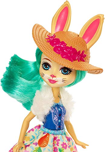 Enchantimals Conjunto jardín mágico, muñeca con mascota y accesorios (Mattel FDG01)