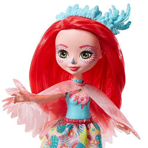 Enchantimals-Fanci Flamingo Muñeca con Mascota Swash, multicolor (Mattel GFN42)