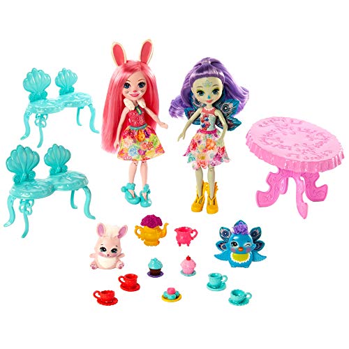 Enchantimals Fiesta de Té con la Muñeca Bree Bunny y Accesorios (Mattel GLD41)