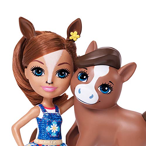 Enchantimals GJX23 Barnyard Nursery PLAYSET with HAYDIE Horse Doll & Trotter, Multi