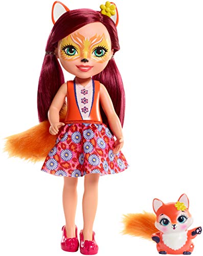 Enchantimals Huggable Cutie Felicity Fox Muñeca Grande con Accesorios (Mattel FRH53)