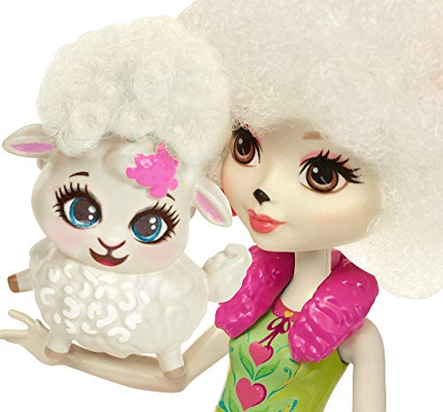 Enchantimals- Lorna Lamb Echantimals, Muñeca, Multicolor, (Mattel FHN25)