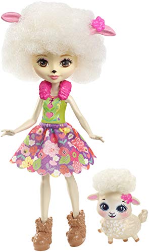 Enchantimals- Lorna Lamb Echantimals, Muñeca, Multicolor, (Mattel FHN25)