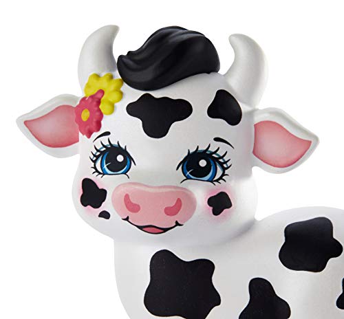 Enchantimals Muñeca Cambrie y su mascota la vaca Ricotta (Mattel GJX44)