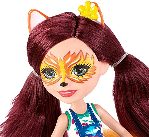 Enchantimals Muñeca con Accesorios y Mascota Felixity Fox Vamos A Pintar (Mattel GBX03)