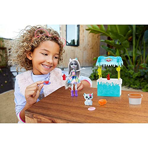 Enchantimals, Muñeca con mascota Hawna Husky y Whipped Cream (Mattel GJX37)