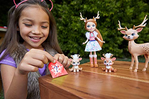 Enchantimals, Muñeca Odele Owl con familia de mascotas (Mattel GNP17)