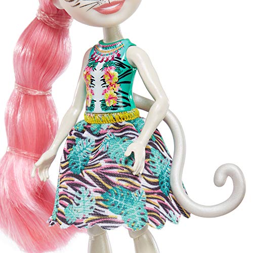 Enchantimals Muñeca Tadley Tiger con mascota Kitty White Tiger y accesorios (Mattel GFN57)