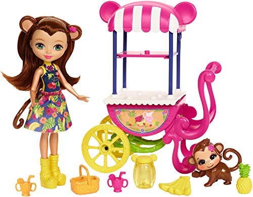 Enchantimals - Picnic en el parque Pack de 3 muñecas con mascotas (Mattel FVJ80)