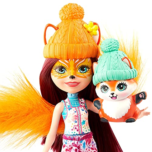 Enchantimals SNOWTASTIC SLED con MUÑECAS Felicity Fox Y Flick (Mattel GJX31)