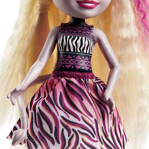 Enchantimals Zadie Zebra y Ref Muñeca con mascota, juguete para niñas y niños +4 años (Mattel GTM27)