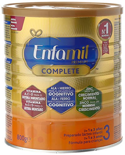 Enfamil Complete 3 - Leche infantil de continuación para lactantes niños de 1 a 3 años - 800 g