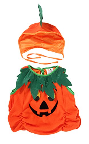 EOZY-Disfraz Halloween Bebe 3 a 6 Años,Disfraz de Calabaza para Niños Niñas Disfraces de Mono para Halloween Carnaval Navidad Fiesta Cosplay