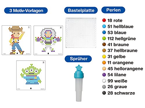 EPOCH Traumwiesen aquabeads 30119 – Toy Story Set de Figuras, Juego de Manualidades para niños