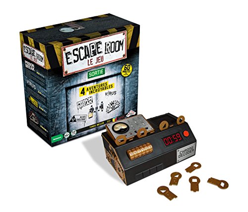 ESCAPE ROOM - El juego - Estuche de 4 aventuras diferentes en francés. Riviera Games. , color/modelo surtido