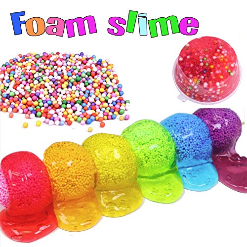 essenson Kit de slime DIY – Kit de slime con 24 colores de cristal transparente Slime, dijes Slime Charms, juego para manualidades para niños de 6 a 12 años