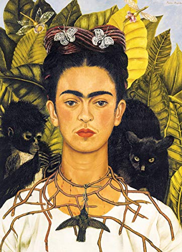 EuroGraphics "Frida Kahlo Autorretrato con Collar de Espinas y colibrí Puzzle (1000 Piezas, Multi-Color)