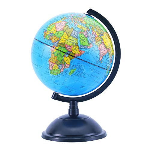 Exerz 20cm Educativo Globo Girable/Globo terráqueo - Diámetro 20cm (Español)