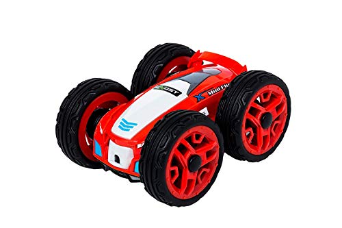 Exost - Coche teledirigido - 360 Mini Flip - Conducción sobre 2 Caras - Super Pequeño, Super Rápido Juguete Escala 1:34, Multicolor (20143)