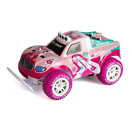 Exost Coche teledirigido - Super Wheel Truck Rosa - Escala 1:12, 20258