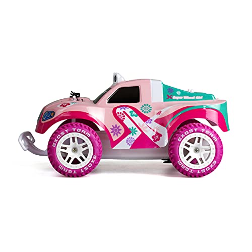 Exost Coche teledirigido - Super Wheel Truck Rosa - Escala 1:12, 20258