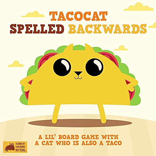 Exploding Kitten Tacocat Spelled Backwards (Taco-Core-1)