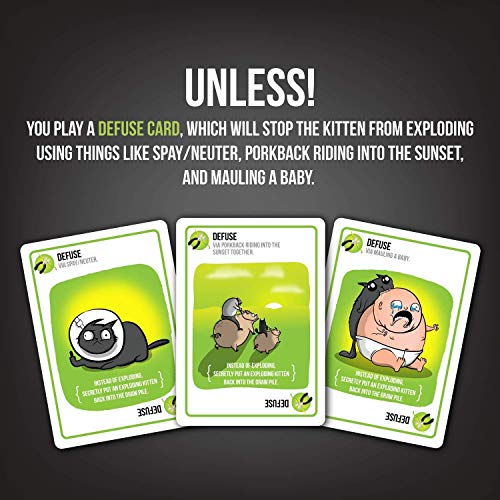 Exploding Kittens LLC- Juego (EKG-NSFW1-1)