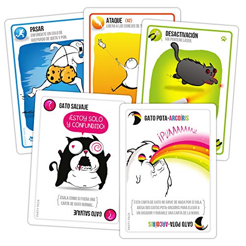 Exploding Kittens Party Pack - Juego de Mesa en Español