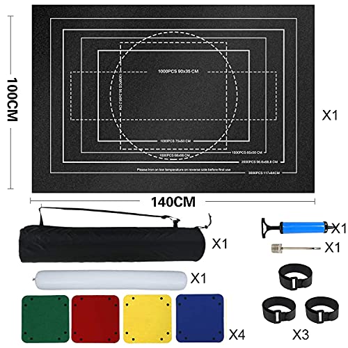 EXTSUD Tapete Puzzle 3000 Piezas, Puzzle Mat Rollo de Rompecabezas Práctico Alfombrilla de Fieltro para Rompecabezas de hasta 3000 Piezas, Accesorio para Rompecabezas