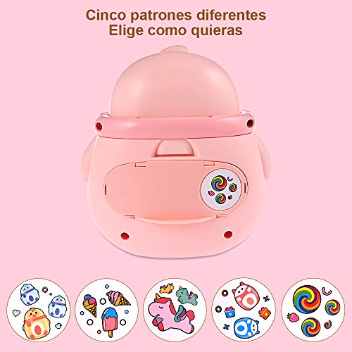 Faburo Juguete de La máquina de Uñas para Chicas, Niñas Pegatinas de Verano Autoadhesivas Regalo de Princesa para Niñas en Fiesta Cumpleaños Navidad