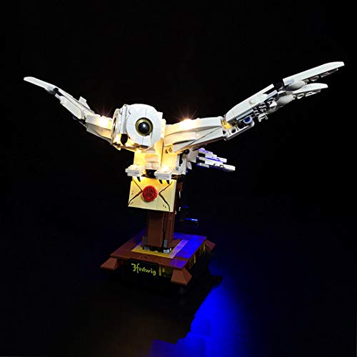 FADF Juego de luces LED para Lego Harry Potter Hedwig, kit de luces compatible con Lego 75979 (modelo Lego no incluido)