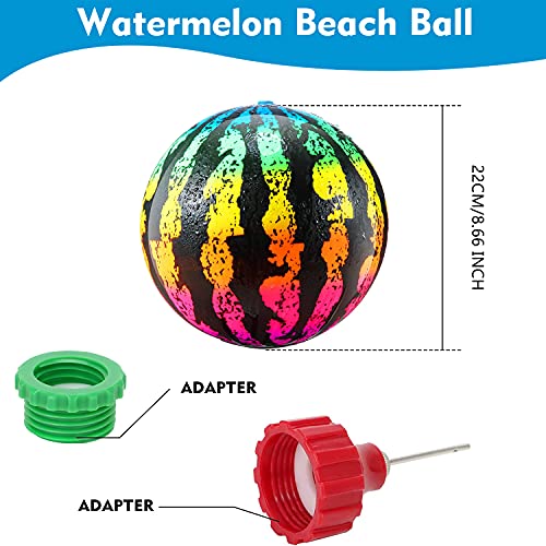 Faffooz Pelota de Playa Inflable de sandía Pelota de Playa de melón Piscina Inflable Bajo El Agua Juguetes para Niños Partido De Verano Pelota con inyección de Agua Cabeza