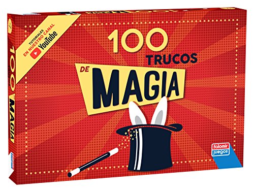 Falomir-Caja Magia 100 Trucos Juego de Mesa, multicolor, (1060)