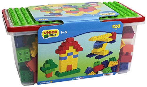 Falomir- Contenedor Juego de construcción, Multicolor (8502)