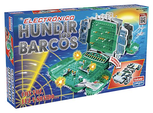 Falomir Hundir los Barcos Electrónico. Juego de Mesa. Clásico. (32-22004)