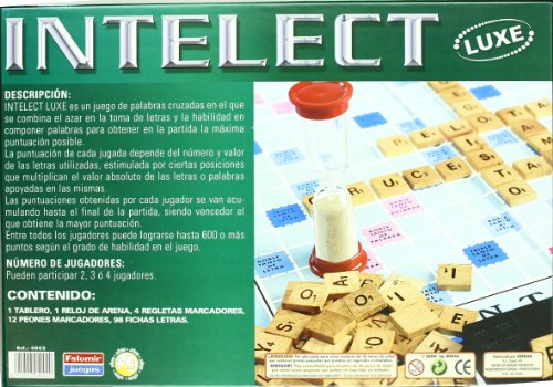 Falomir- Intelec De Luxe Juego de Mesa, Multicolor (32-4002)