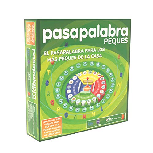 Famogames- Pasapalabra Peques Juego de Mesa, Multicolor (Famosa 700016202)