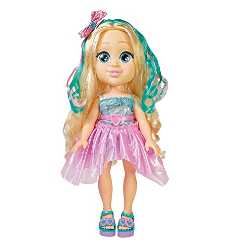 Famosa - Muñeca de Love Diana con vestido transformable de Sirena a vestido de Fiesta y accesorios de juego, para jugar a las aventuras de Diana, para niñas y niños mayores de 4 años (LVE08000)