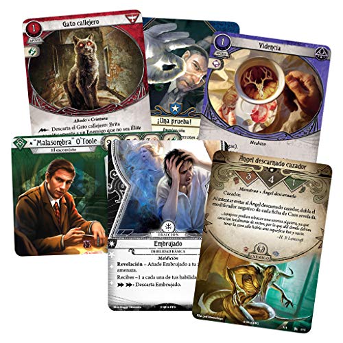 Fantasy Flight Games Arkham Horror: El Juego de Cartas de misterios arcanos y Terror Sobrenatural, Color (Edge Entertainment EDGAHC01)